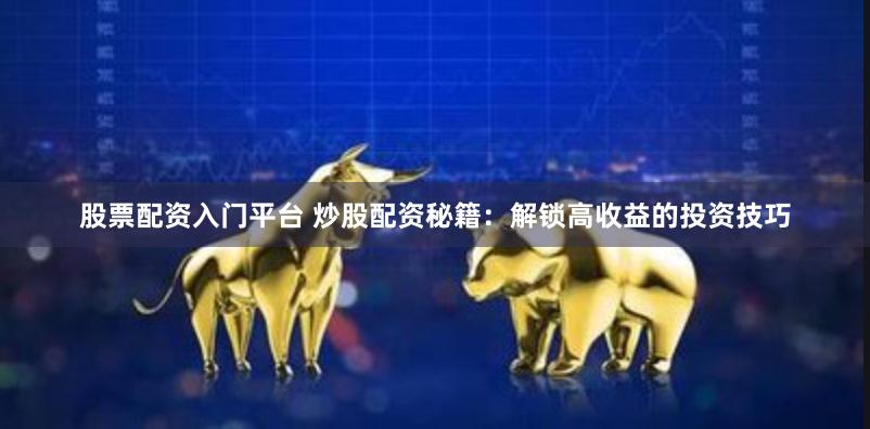 股票配资入门平台 炒股配资秘籍：解锁高收益的投资技巧