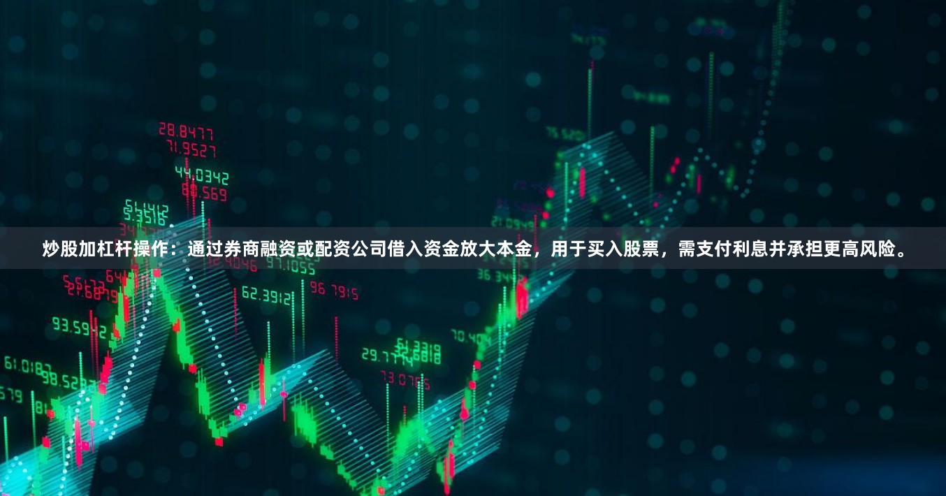 炒股加杠杆操作：通过券商融资或配资公司借入资金放大本金，用于买入股票，需支付利息并承担更高风险。