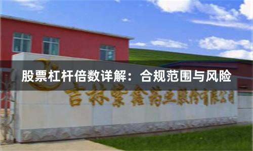 股票杠杆倍数详解：合规范围与风险